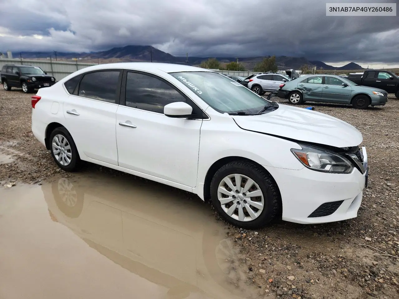 2016 NISSAN SENTRA VIN 3N1AB7AP4GY260486 — фото 4