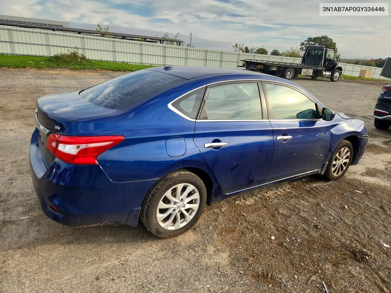 2016 NISSAN SENTRA VIN 3N1AB7AP0GY336446 — фото 3