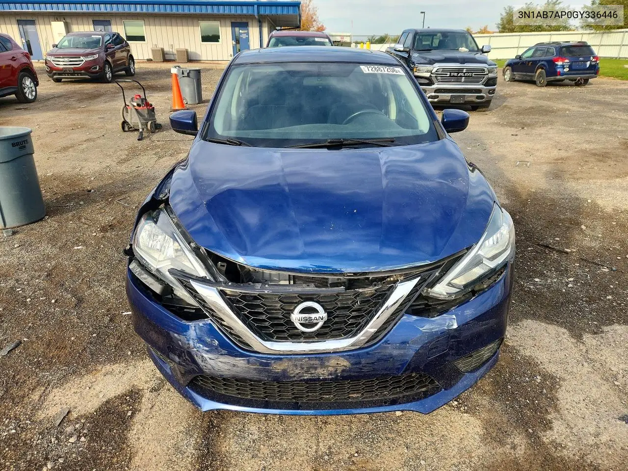 2016 NISSAN SENTRA VIN 3N1AB7AP0GY336446 — фото 5