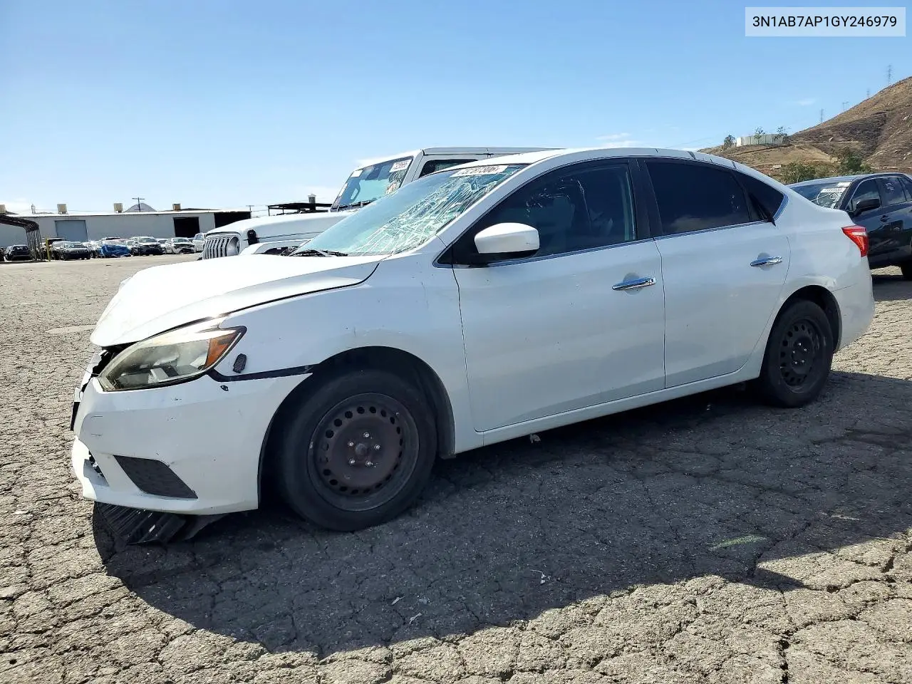 NISSAN SENTRA 2016, VIN 3N1AB7AP1GY246979