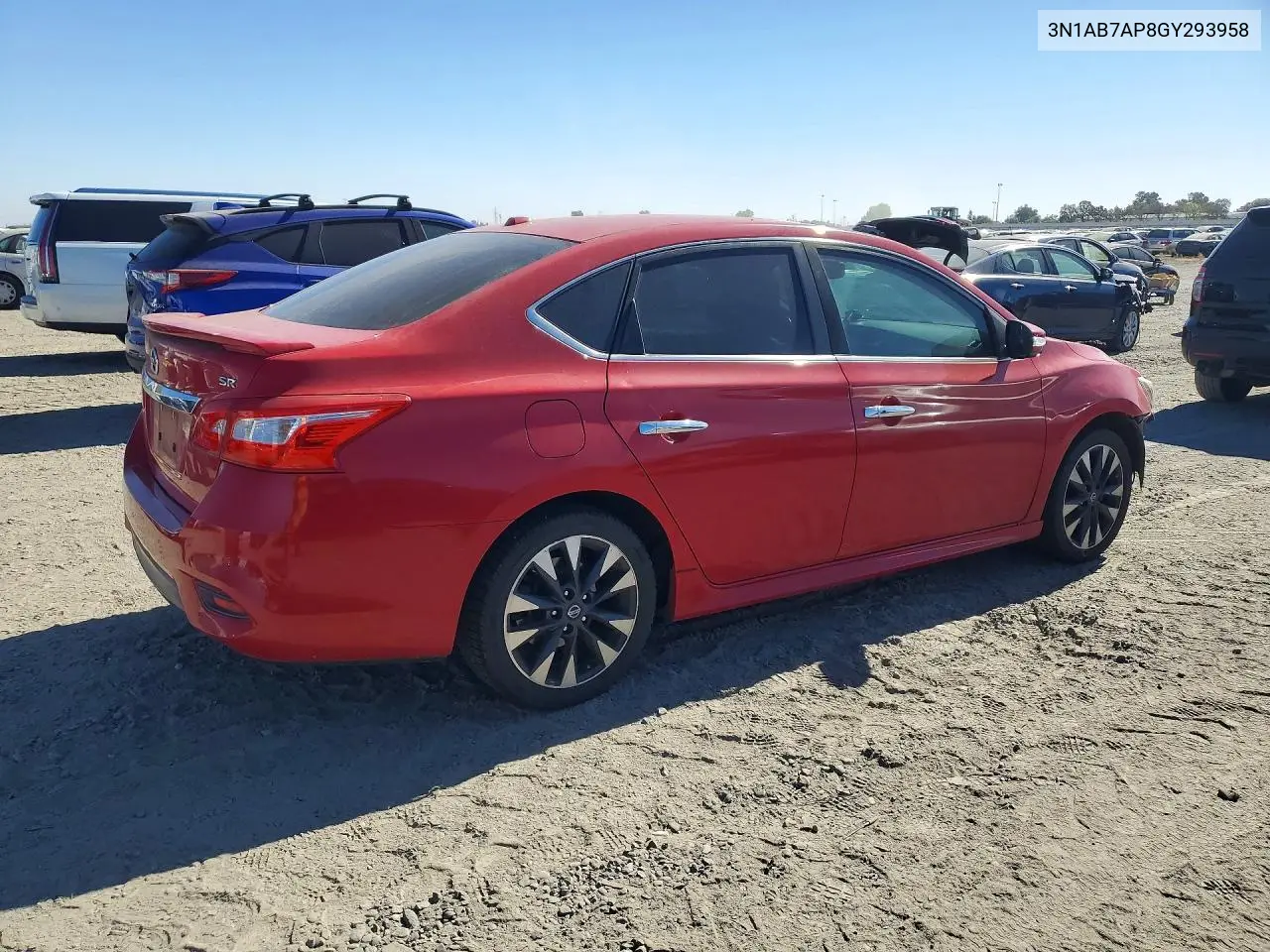 2016 NISSAN SENTRA VIN 3N1AB7AP8GY293958 — фото 3