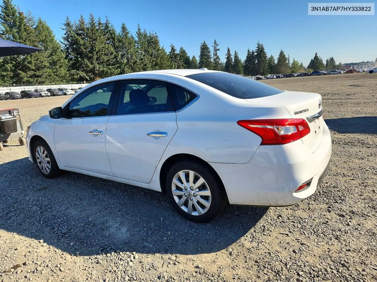 2017 NISSAN SENTRA VIN 3N1AB7AP7HY333822 — фото 2