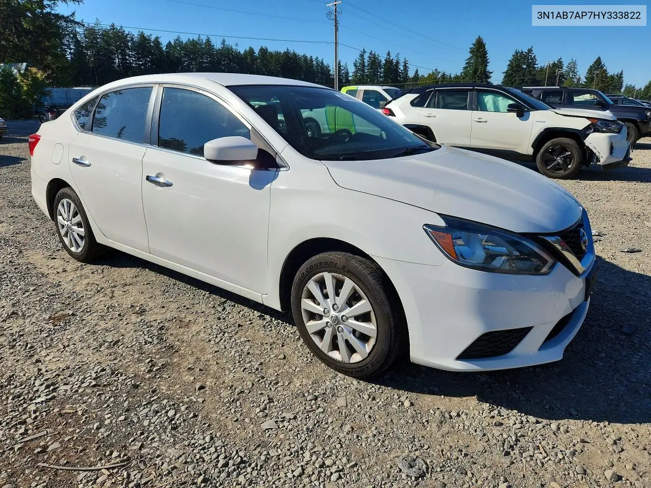 2017 NISSAN SENTRA VIN 3N1AB7AP7HY333822 — фото 4