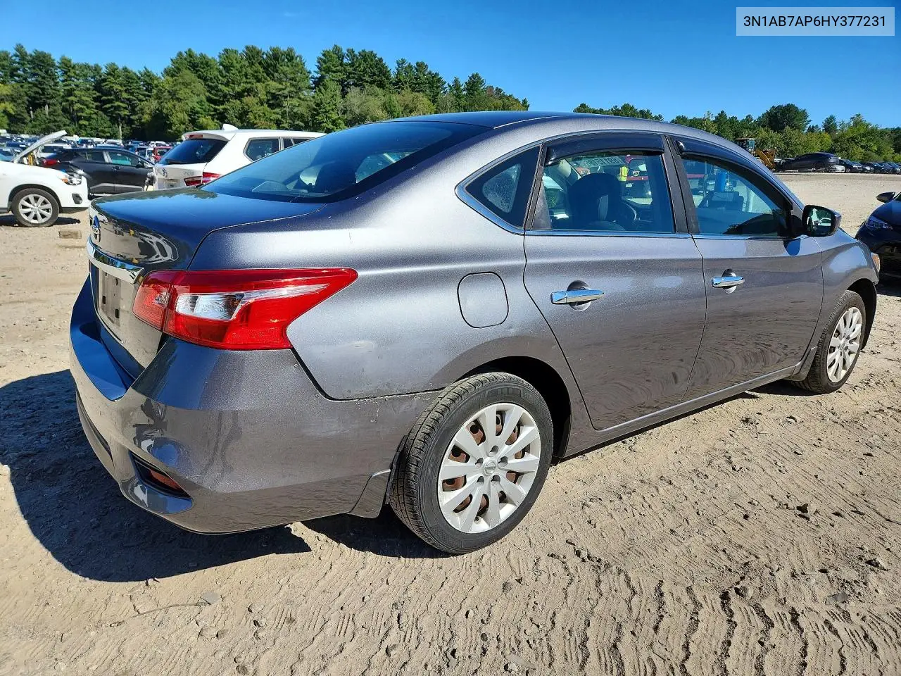 2017 NISSAN SENTRA VIN 3N1AB7AP6HY377231 — фото 3