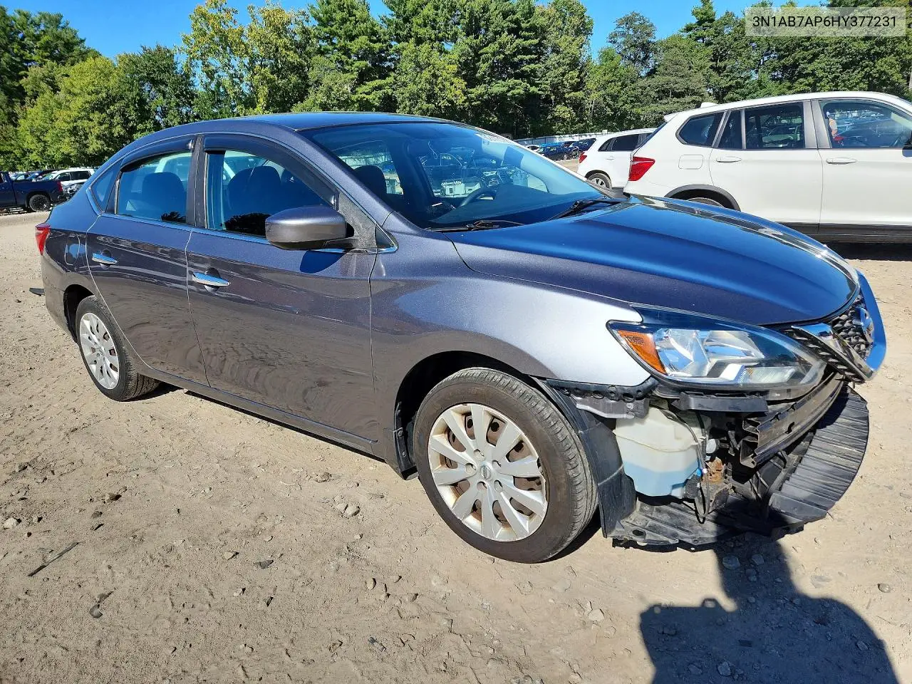 2017 NISSAN SENTRA VIN 3N1AB7AP6HY377231 — фото 4