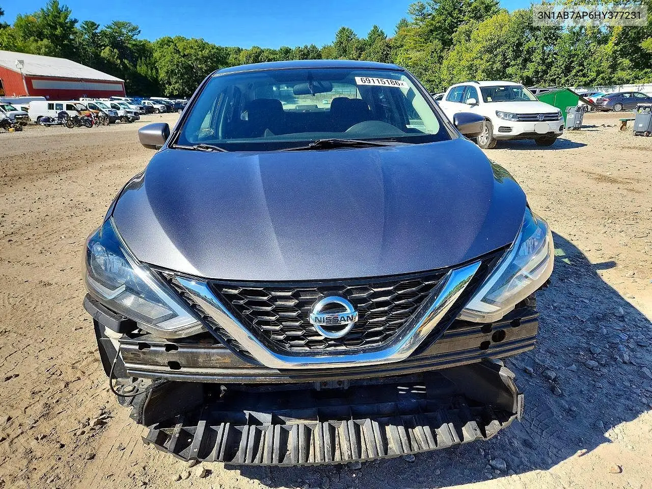 2017 NISSAN SENTRA VIN 3N1AB7AP6HY377231 — фото 5