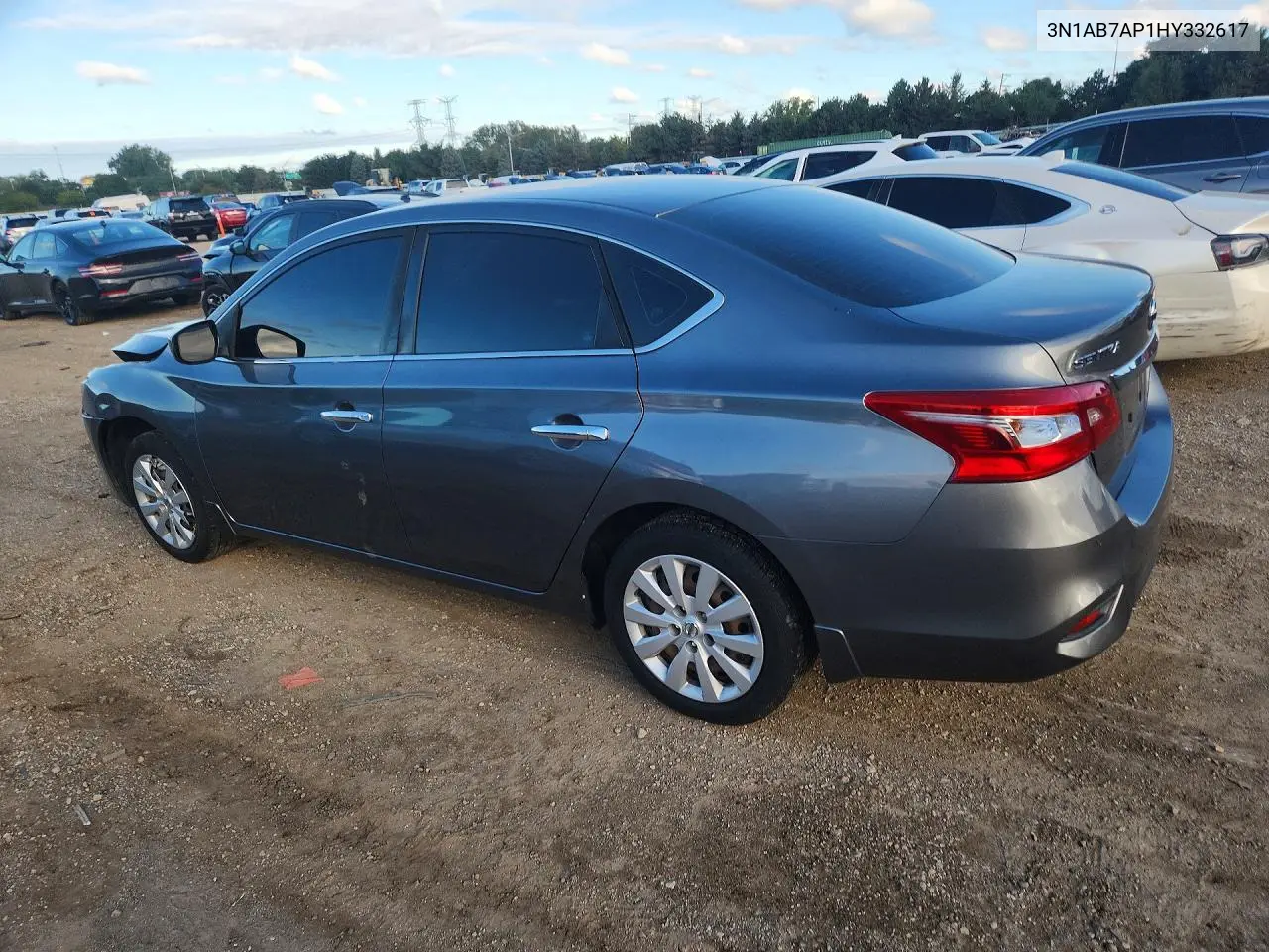 2017 NISSAN SENTRA VIN 3N1AB7AP1HY332617 — фото 2
