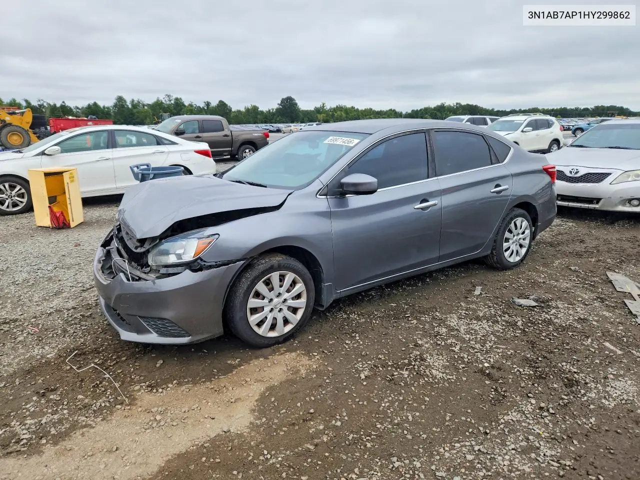 NISSAN SENTRA 2017, VIN 3N1AB7AP1HY299862
