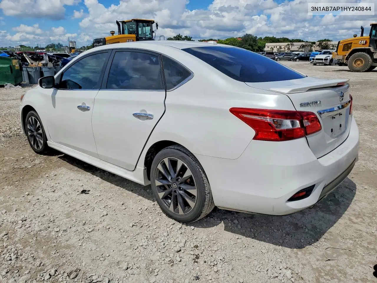 2017 NISSAN SENTRA VIN 3N1AB7AP1HY240844 — фото 2