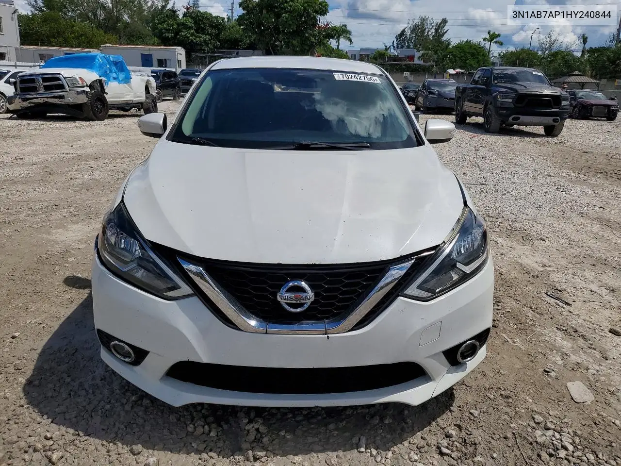 2017 NISSAN SENTRA VIN 3N1AB7AP1HY240844 — фото 5