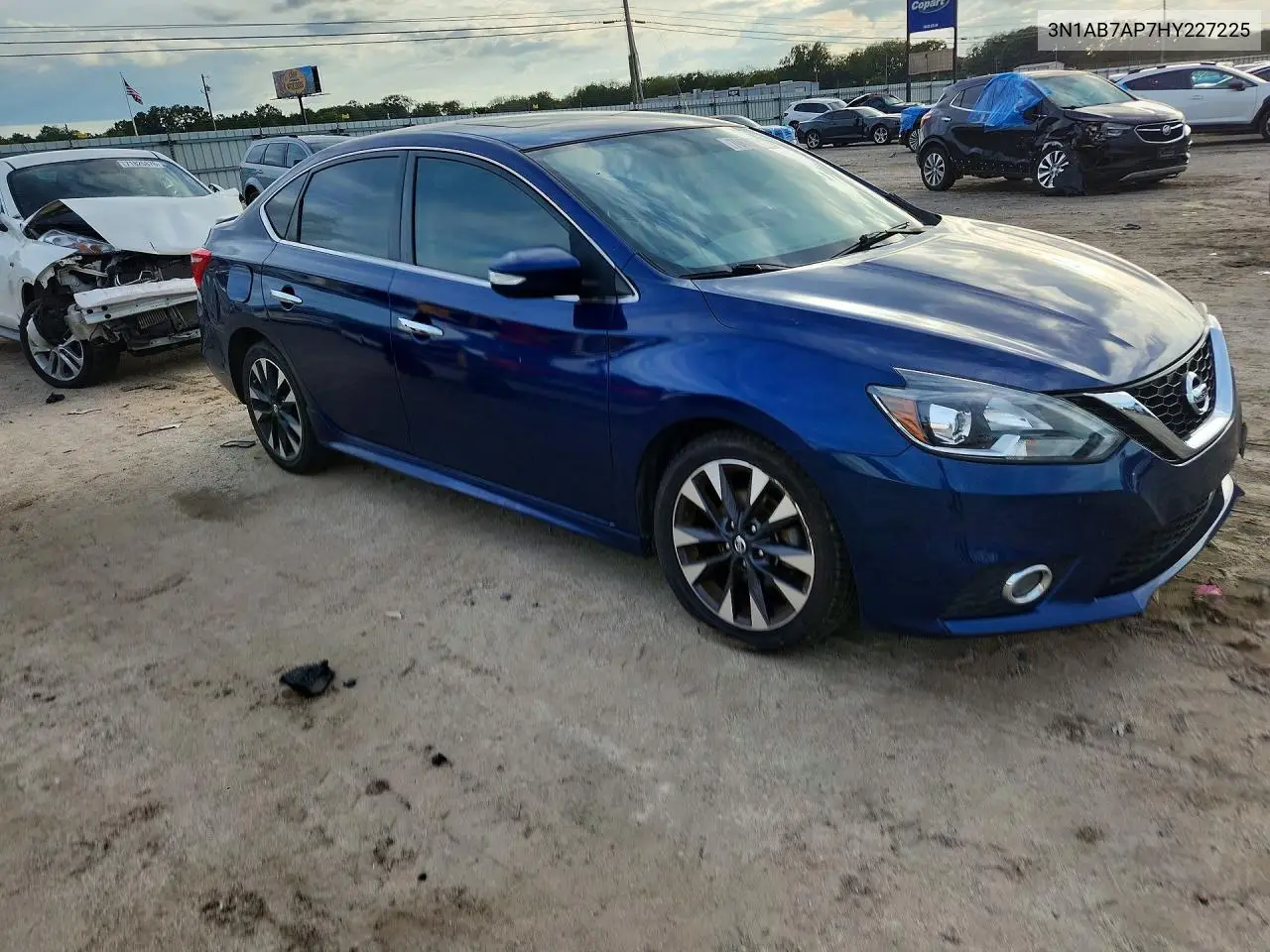 2017 NISSAN SENTRA VIN 3N1AB7AP7HY227225 — фото 4