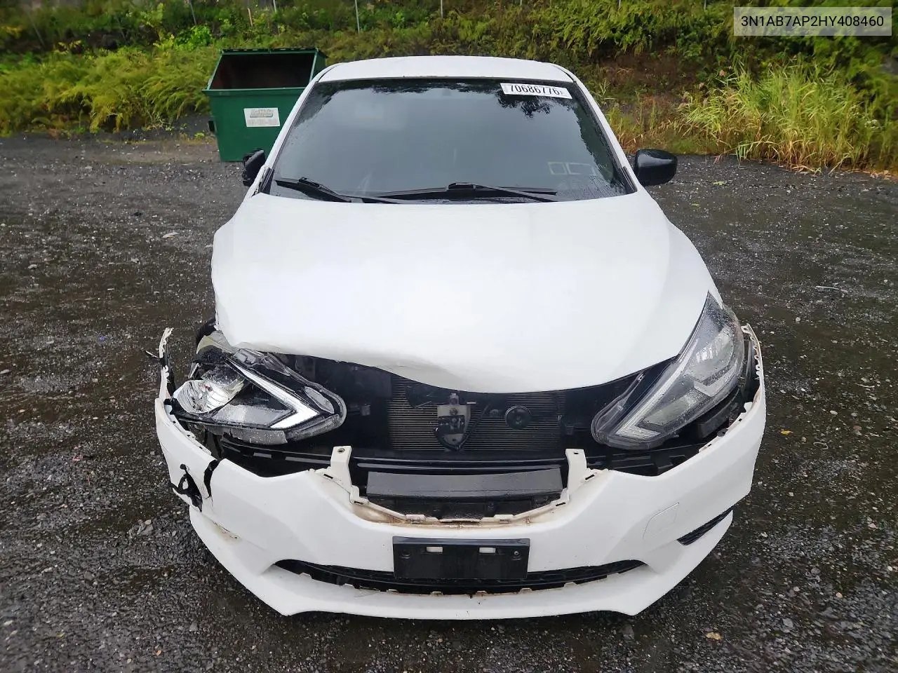 2017 NISSAN SENTRA VIN 3N1AB7AP2HY408460 — фото 5