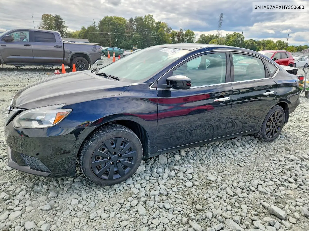 NISSAN SENTRA 2017, VIN 3N1AB7APXHY350680