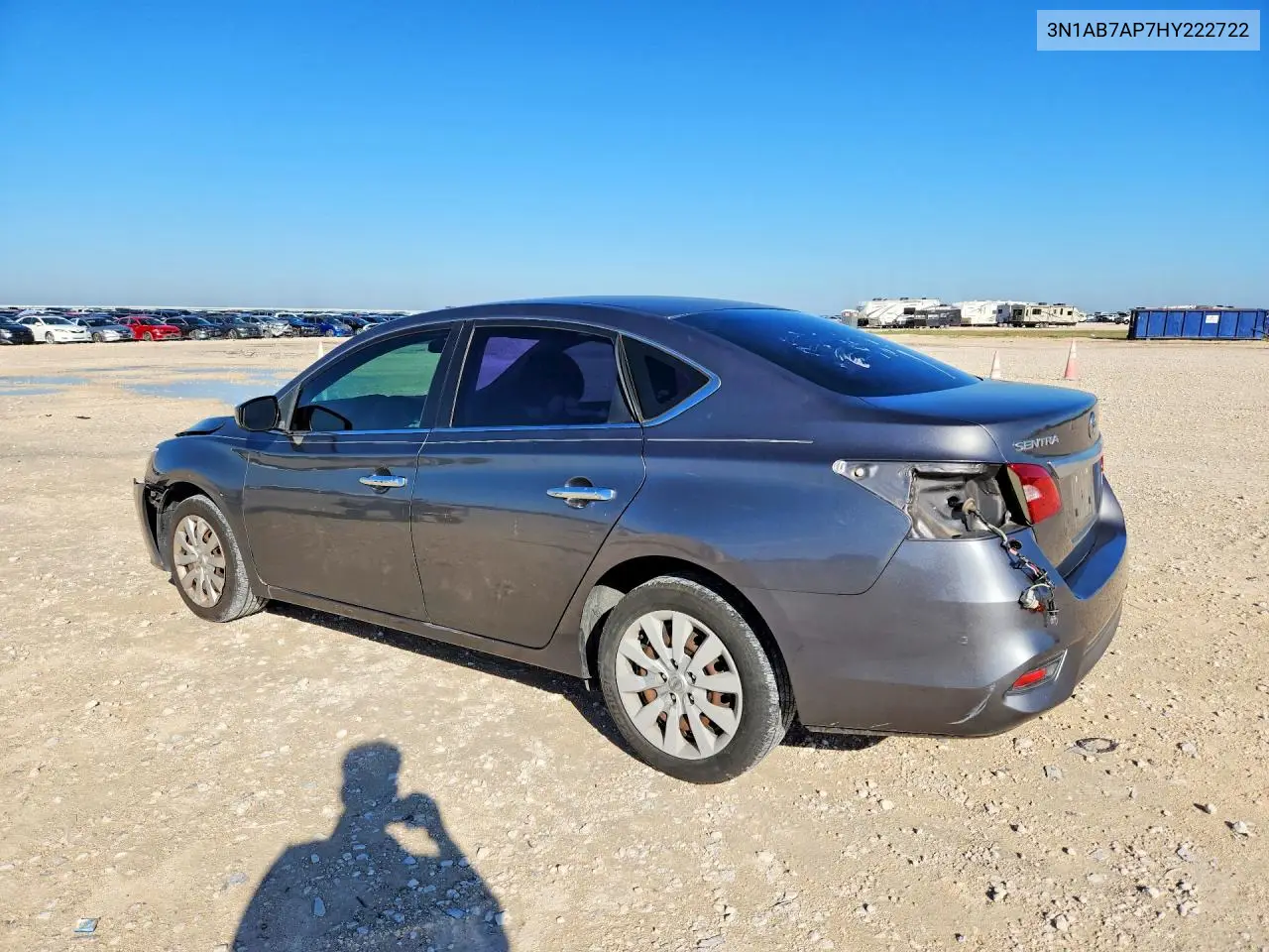 2017 NISSAN SENTRA VIN 3N1AB7AP7HY222722 — фото 2