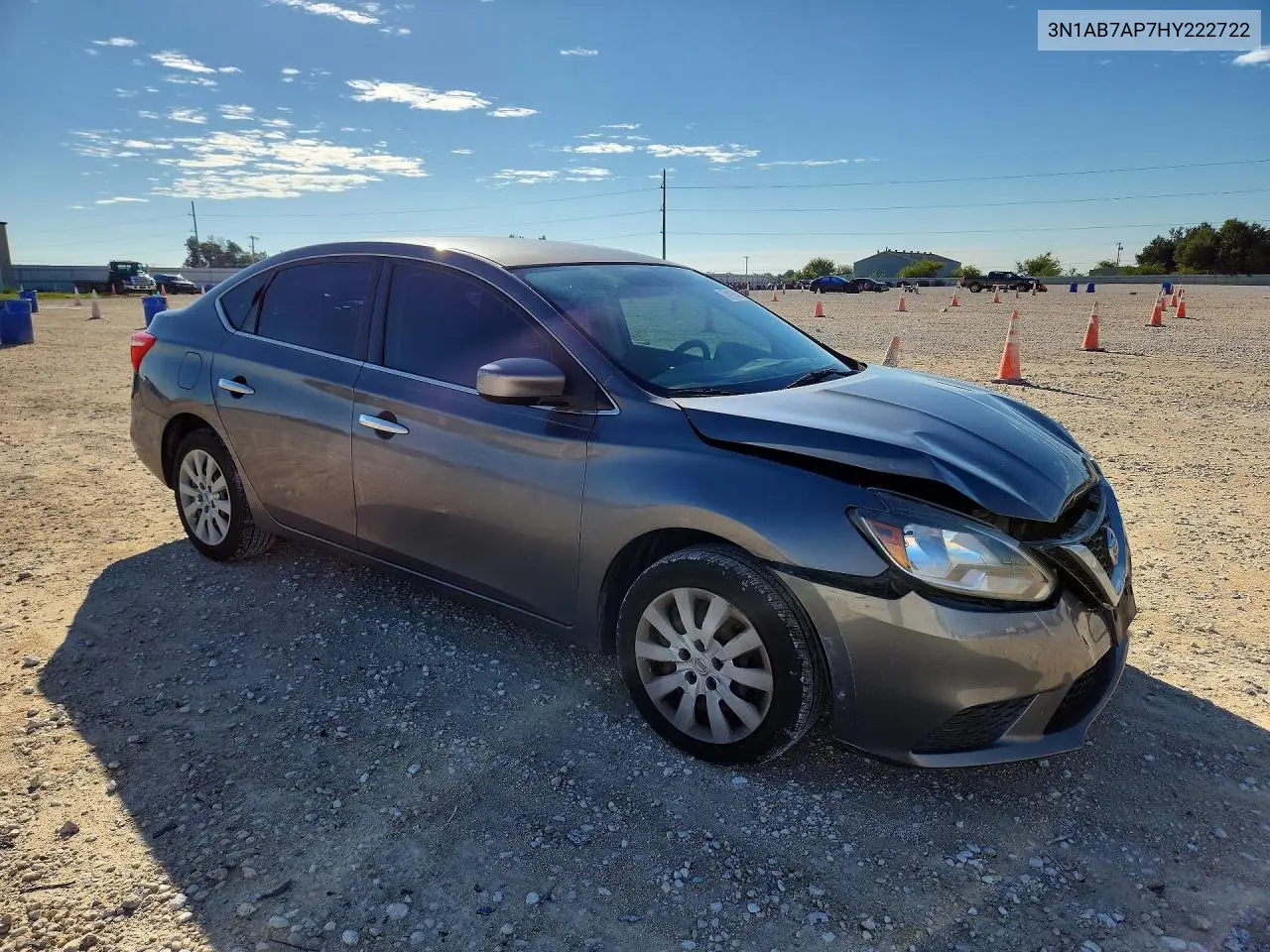 2017 NISSAN SENTRA VIN 3N1AB7AP7HY222722 — фото 4