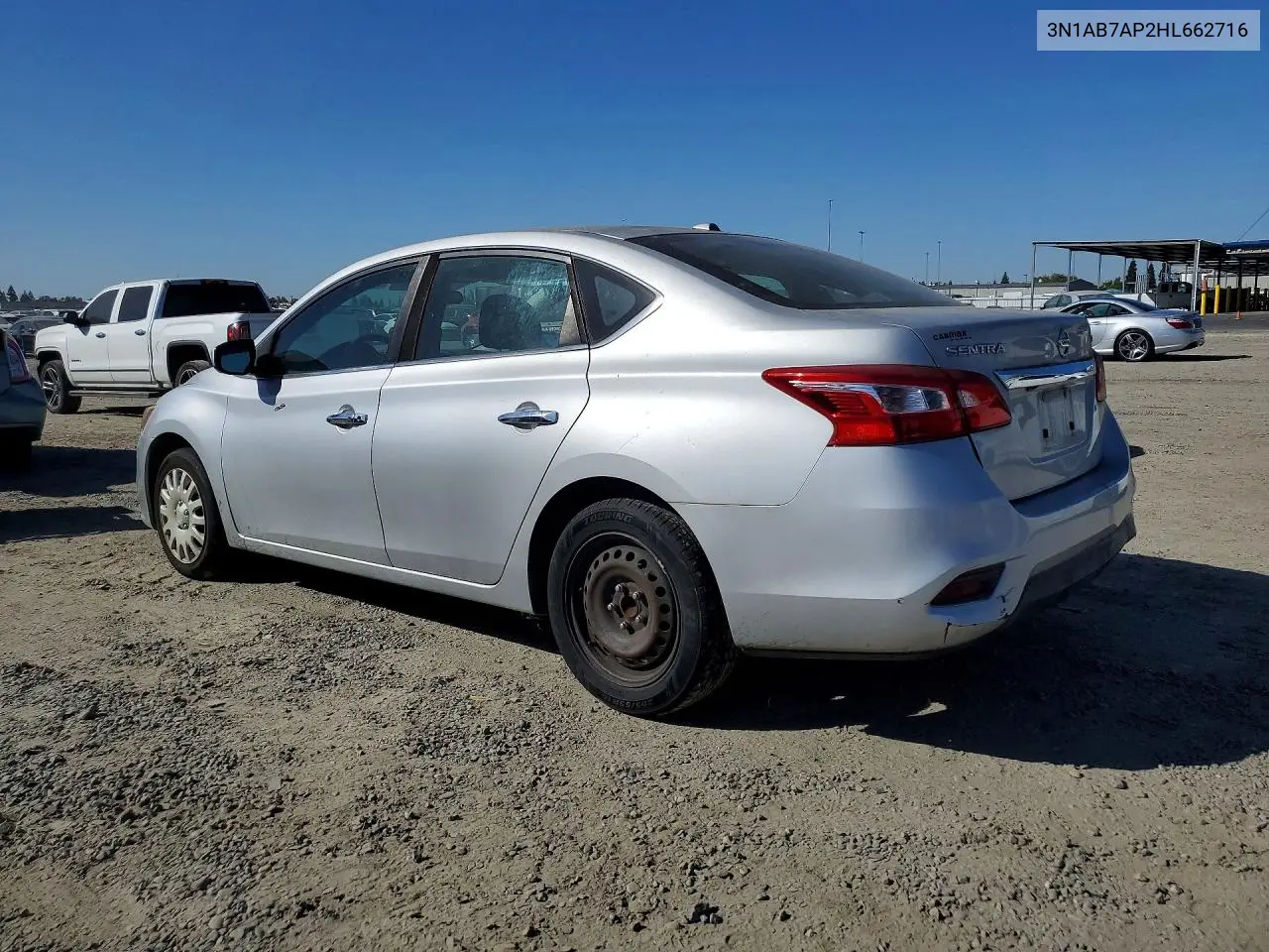 2017 NISSAN SENTRA VIN 3N1AB7AP2HL662716 — фото 2