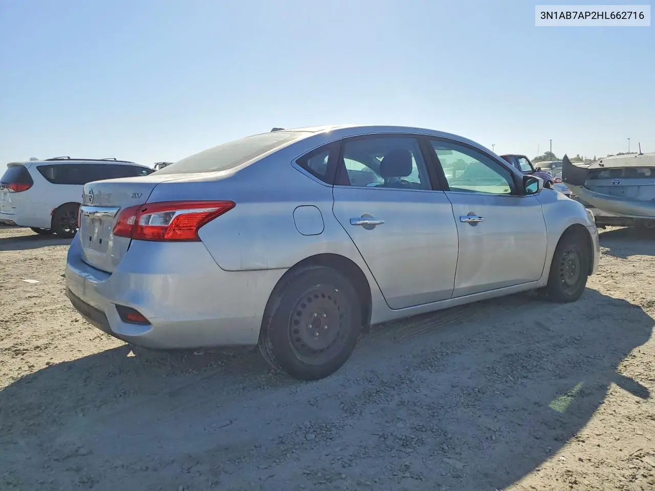 2017 NISSAN SENTRA VIN 3N1AB7AP2HL662716 — фото 3