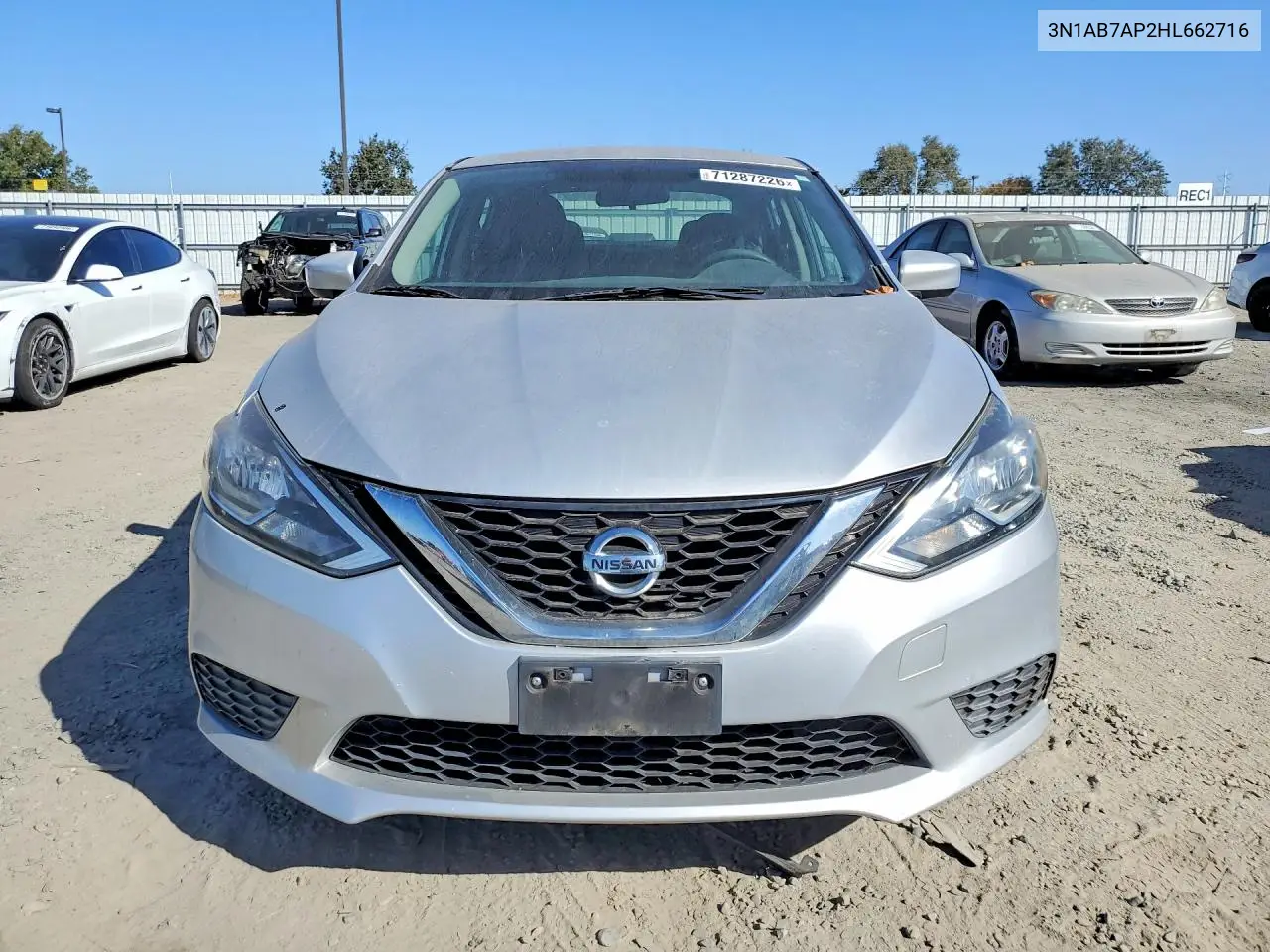 2017 NISSAN SENTRA VIN 3N1AB7AP2HL662716 — фото 5