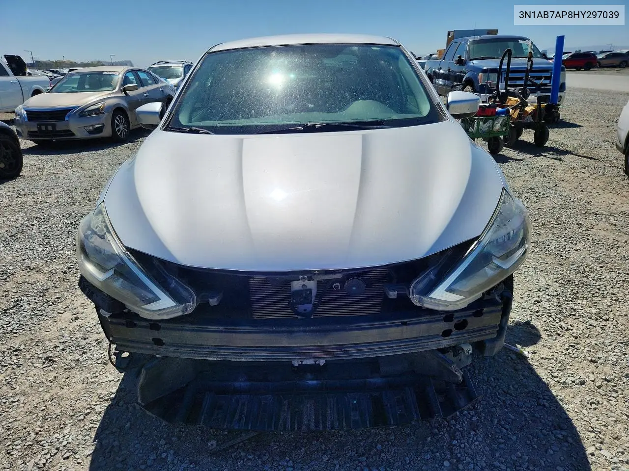 NISSAN SENTRA 2017, VIN 3N1AB7AP8HY297039