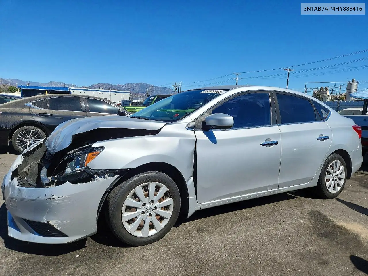 NISSAN SENTRA 2017, VIN 3N1AB7AP4HY383416
