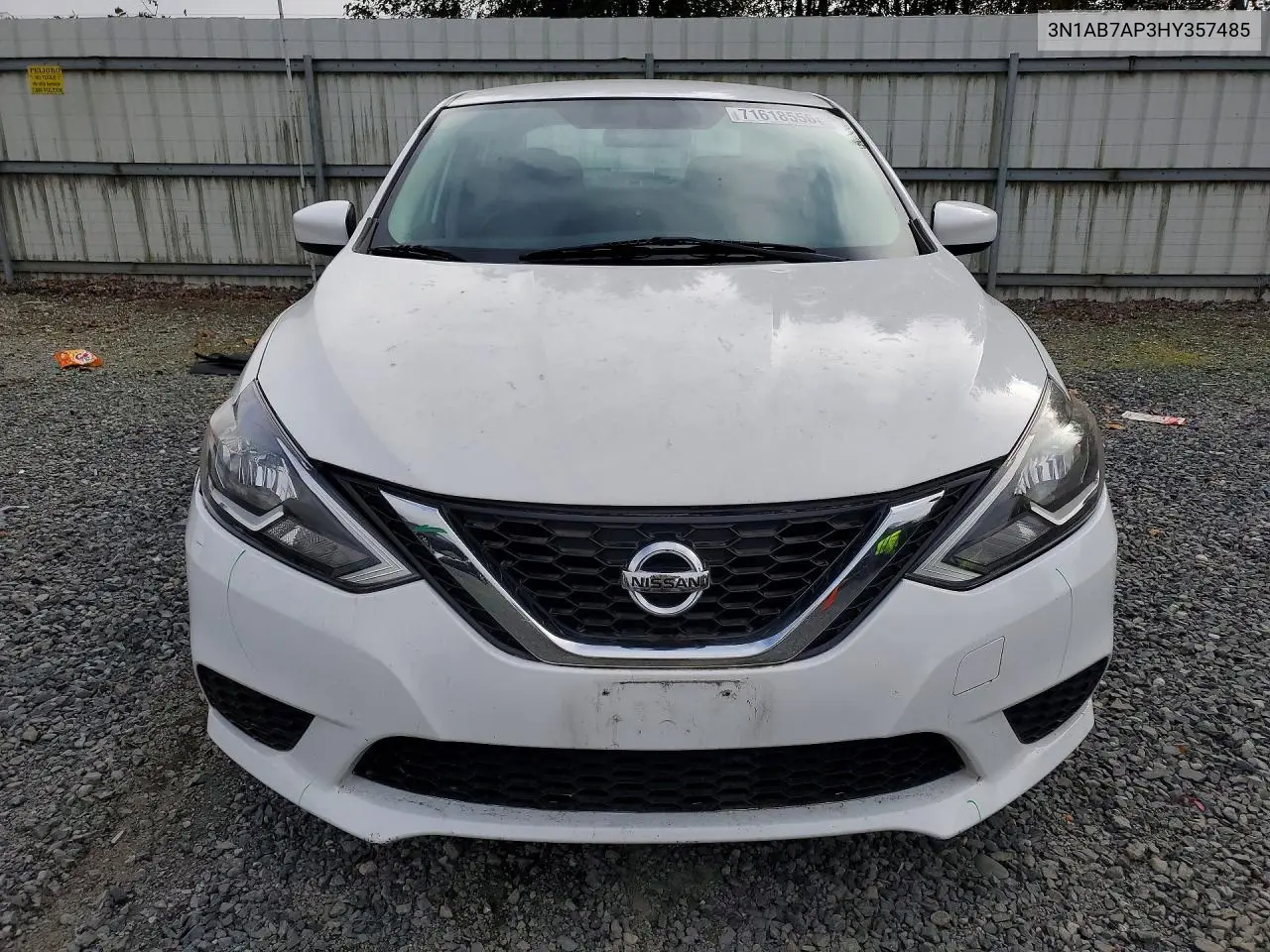 2017 NISSAN SENTRA VIN 3N1AB7AP3HY357485 — фото 5