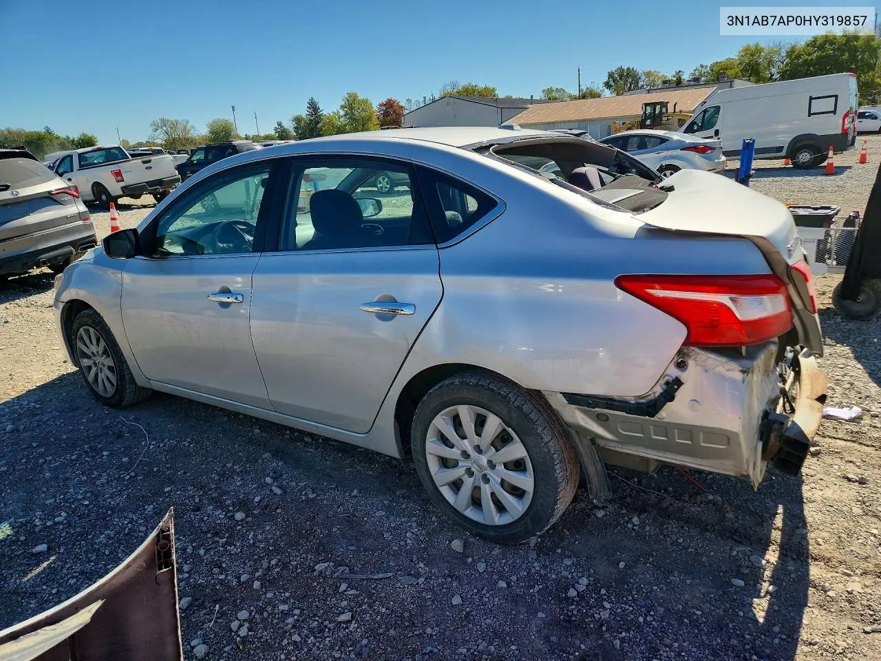 2017 NISSAN SENTRA VIN 3N1AB7AP0HY319857 — фото 2