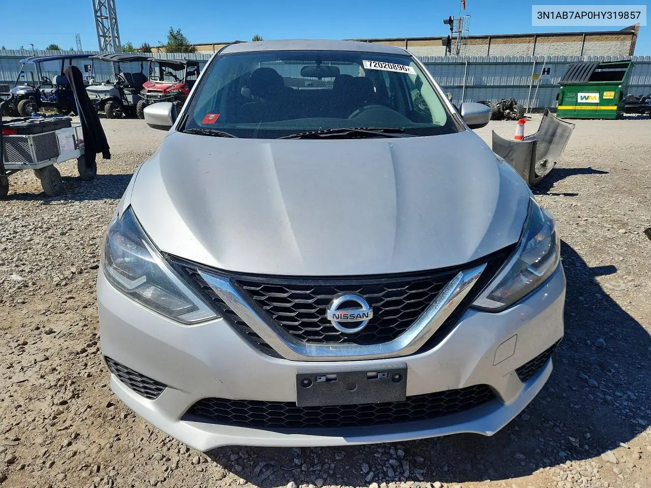 2017 NISSAN SENTRA VIN 3N1AB7AP0HY319857 — фото 5