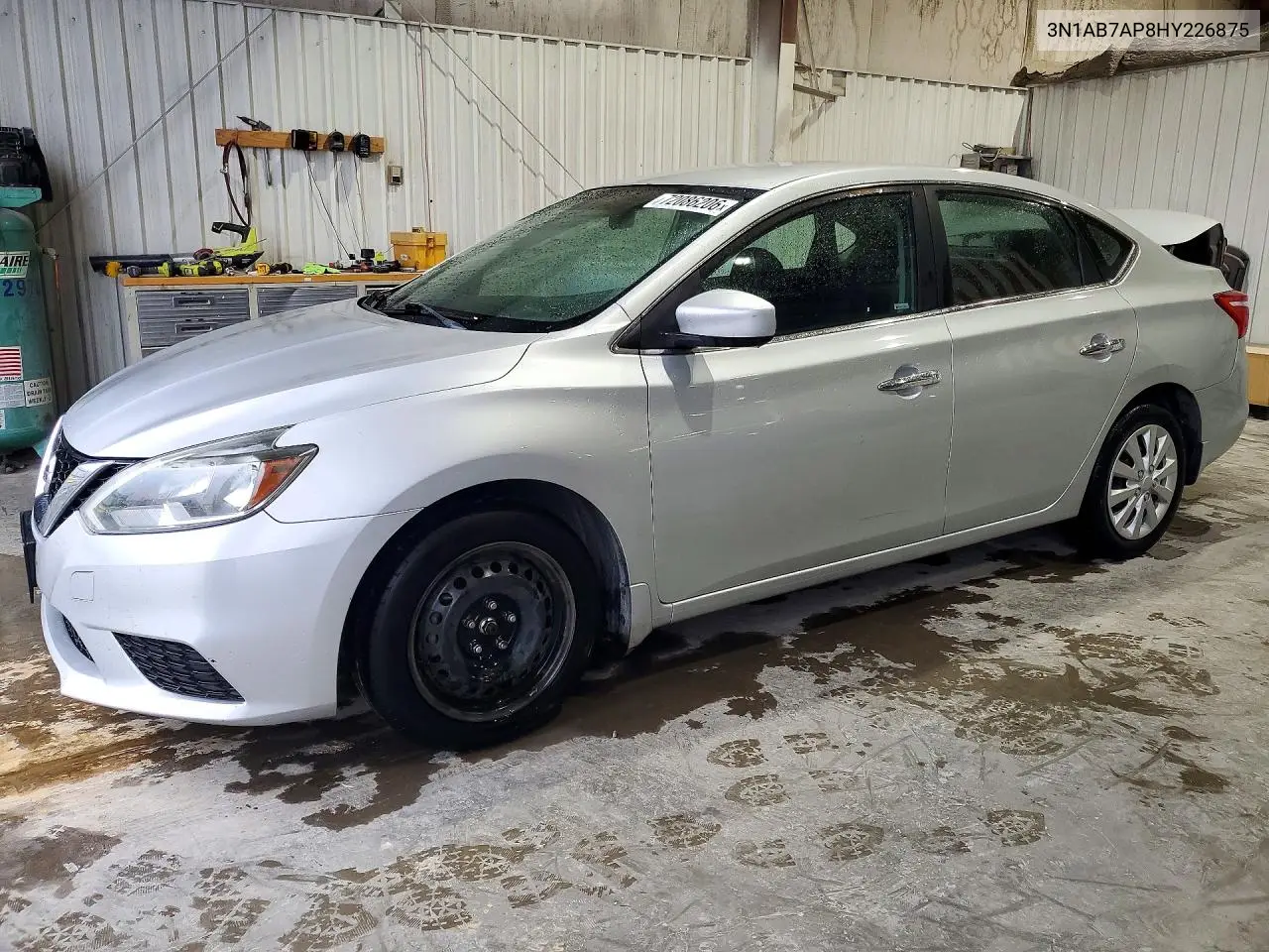 NISSAN SENTRA 2017, VIN 3N1AB7AP8HY226875