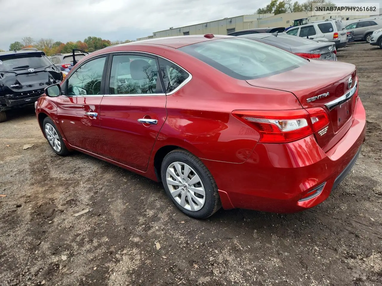 2017 NISSAN SENTRA VIN 3N1AB7AP7HY261682 — фото 2