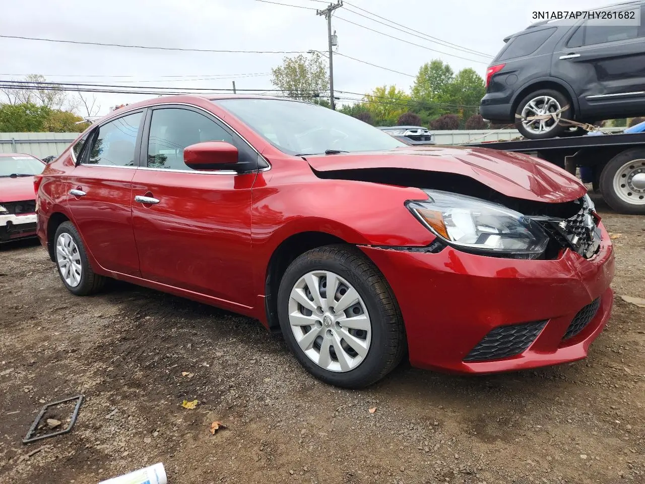 2017 NISSAN SENTRA VIN 3N1AB7AP7HY261682 — фото 4
