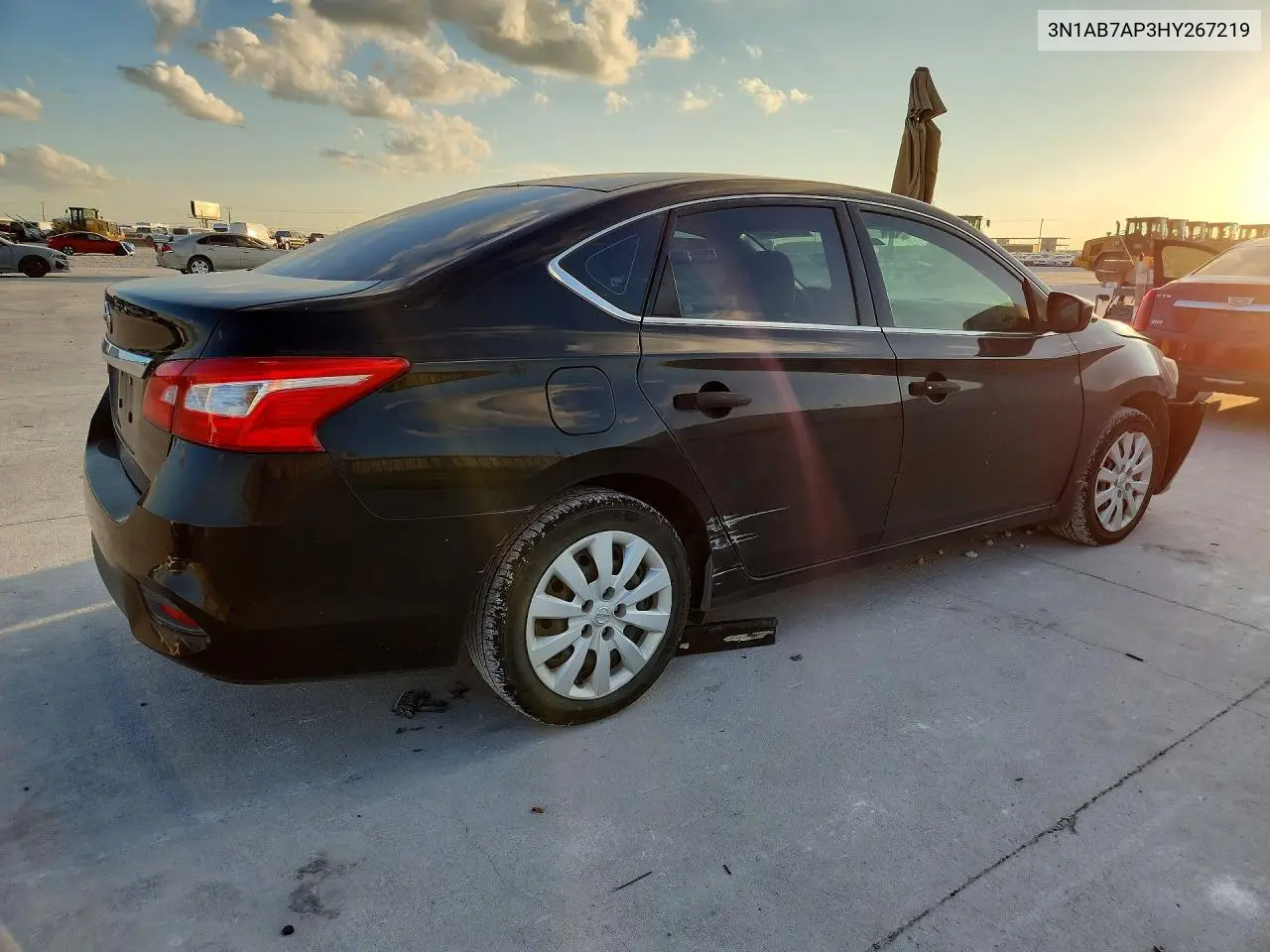 2017 NISSAN SENTRA VIN 3N1AB7AP3HY267219 — фото 3