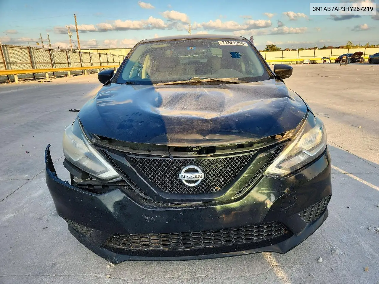 2017 NISSAN SENTRA VIN 3N1AB7AP3HY267219 — фото 5