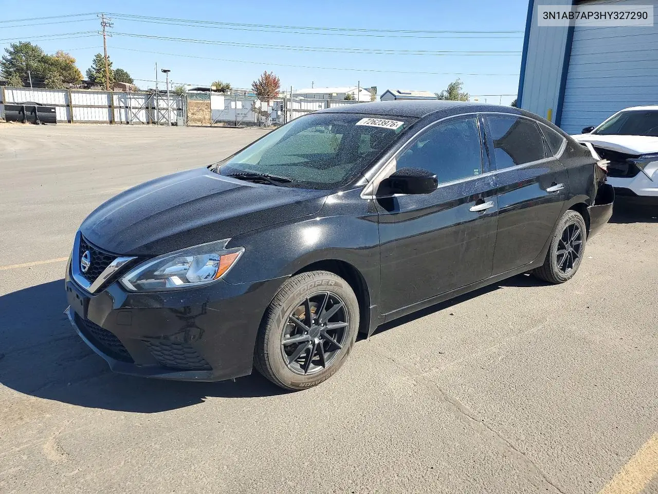 NISSAN SENTRA 2017, VIN 3N1AB7AP3HY327290