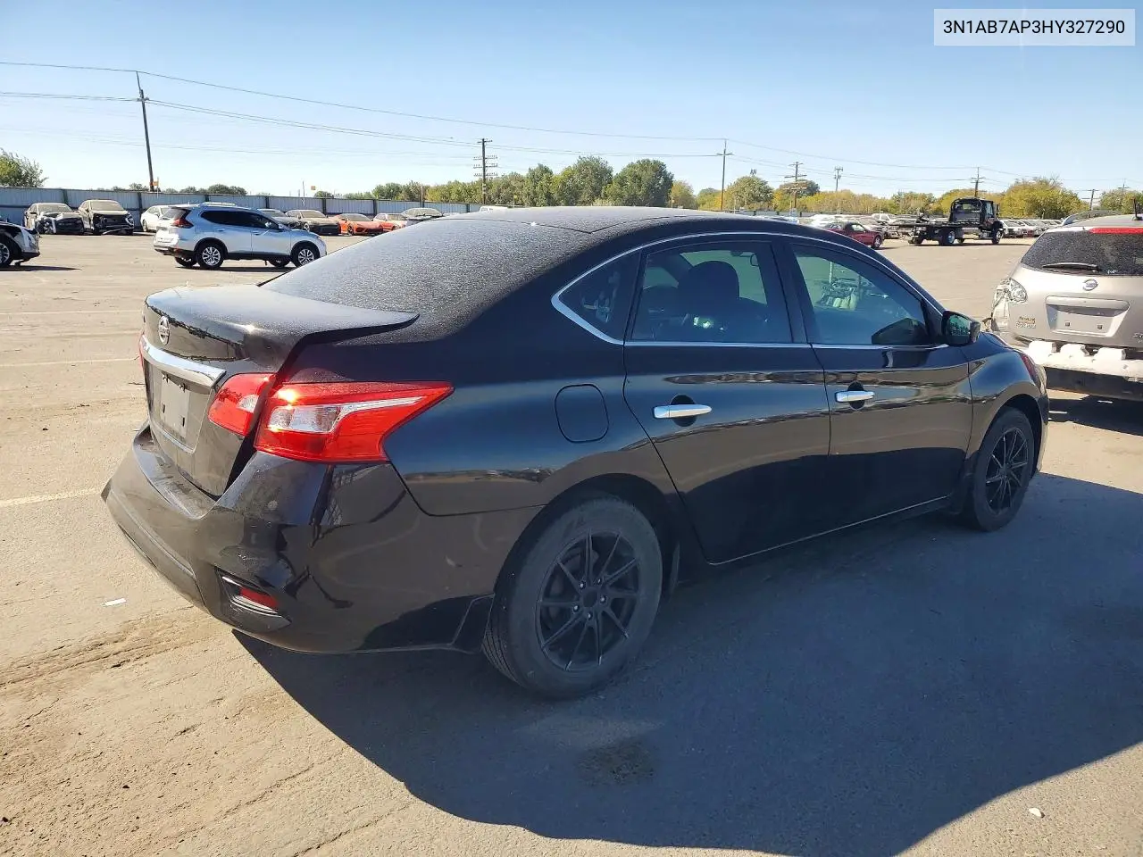 2017 NISSAN SENTRA VIN 3N1AB7AP3HY327290 — фото 3