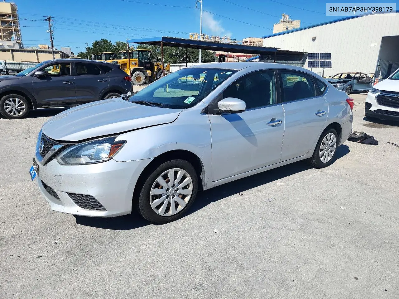 NISSAN SENTRA 2017, VIN 3N1AB7AP3HY398179