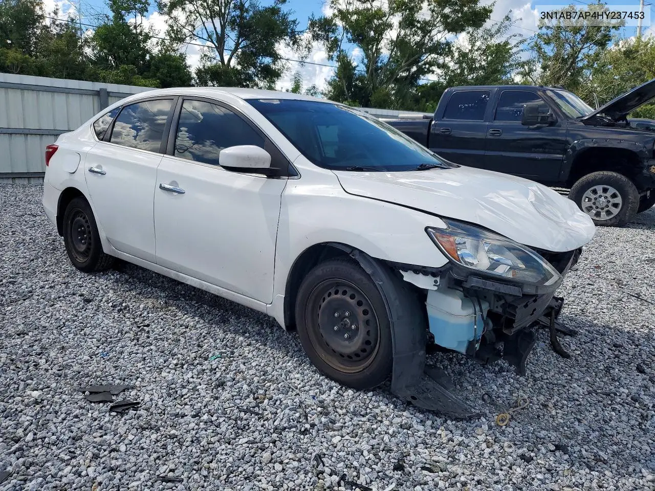 2017 NISSAN SENTRA VIN 3N1AB7AP4HY237453 — фото 4