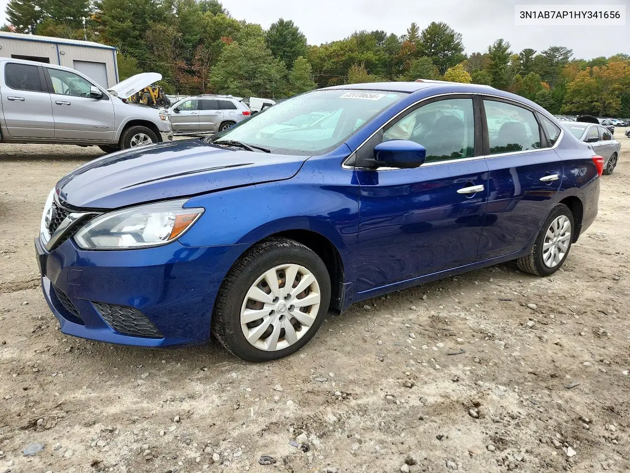 NISSAN SENTRA 2017, VIN 3N1AB7AP1HY341656