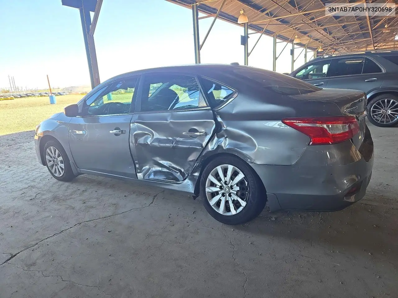 2017 NISSAN SENTRA VIN 3N1AB7AP0HY320698 — фото 2