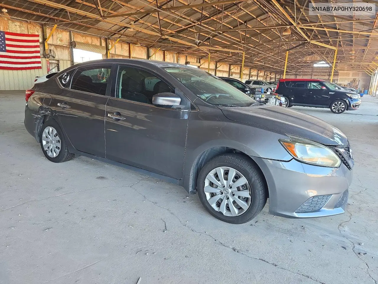 2017 NISSAN SENTRA VIN 3N1AB7AP0HY320698 — фото 4