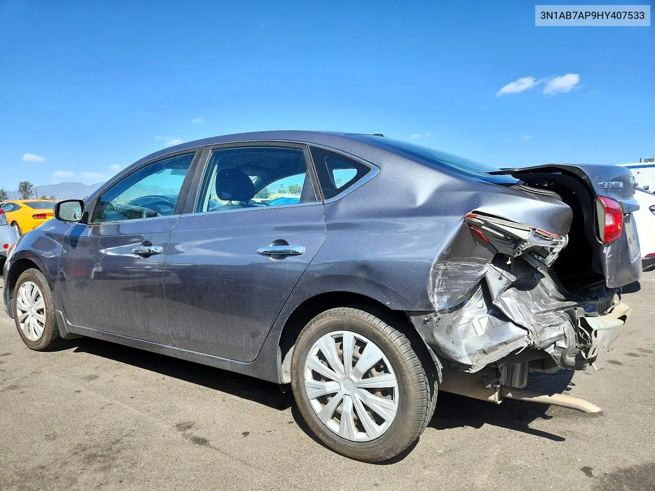 2017 NISSAN SENTRA VIN 3N1AB7AP9HY407533 — фото 2