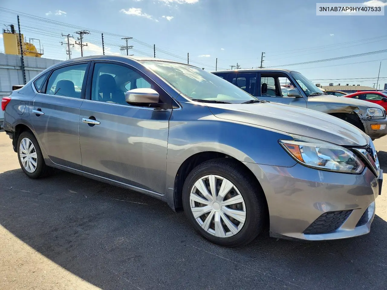2017 NISSAN SENTRA VIN 3N1AB7AP9HY407533 — фото 4