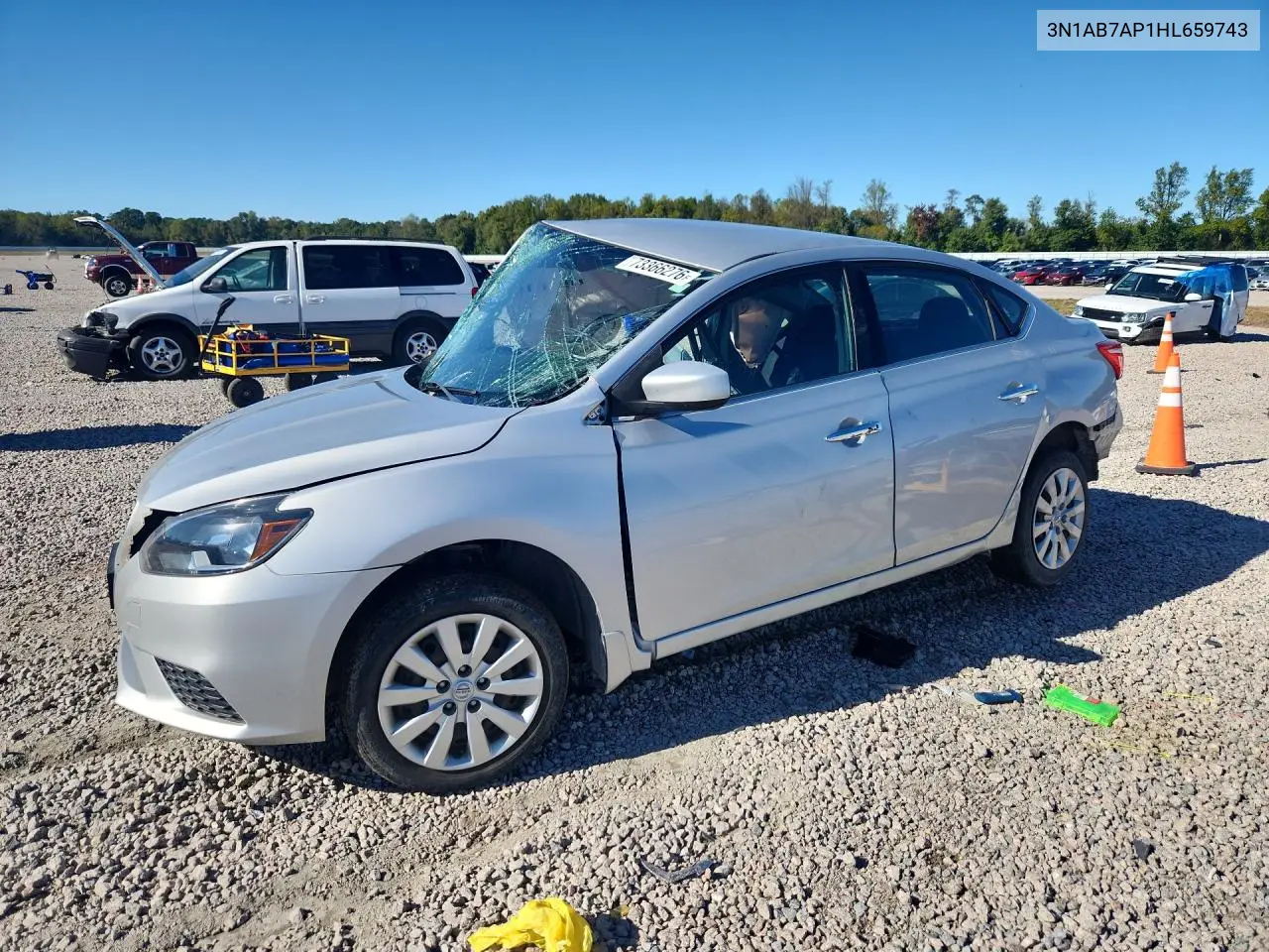 NISSAN SENTRA 2017, VIN 3N1AB7AP1HL659743