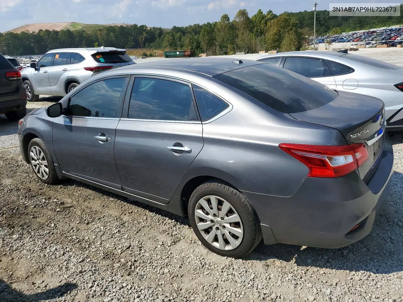 2017 NISSAN SENTRA VIN 3N1AB7AP9HL723673 — фото 2