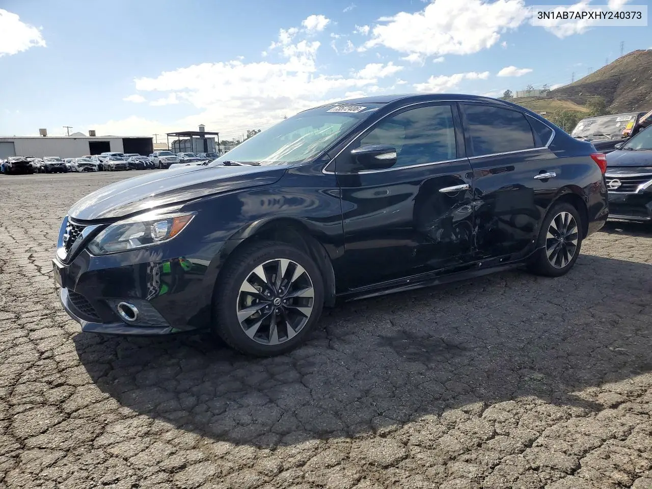 NISSAN SENTRA 2017, VIN 3N1AB7APXHY240373
