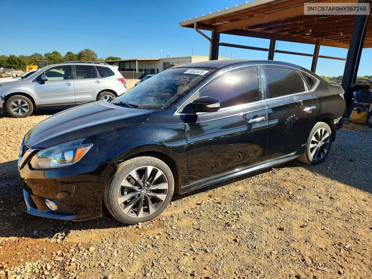 NISSAN SENTRA 2017, VIN 3N1CB7AP0HY367268