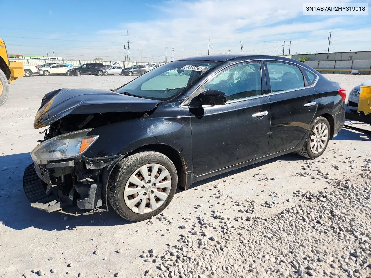 NISSAN SENTRA 2017, VIN 3N1AB7AP2HY319018