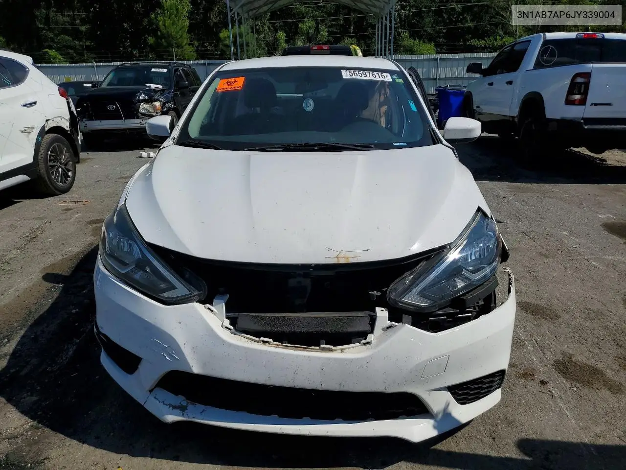 2018 NISSAN SENTRA VIN 3N1AB7AP6JY339004 — фото 5
