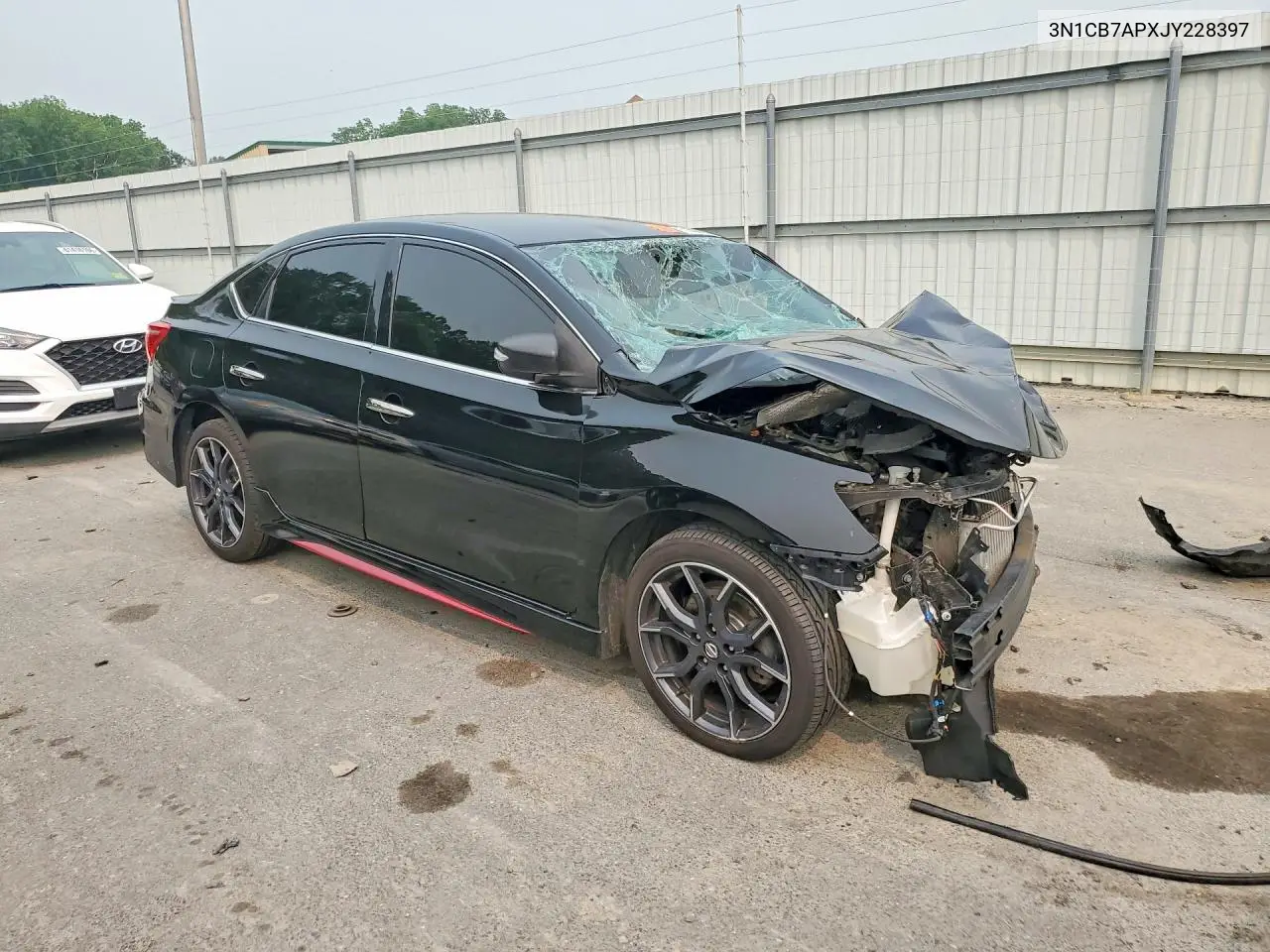 2018 NISSAN SENTRA VIN 3N1CB7APXJY228397 — фото 4