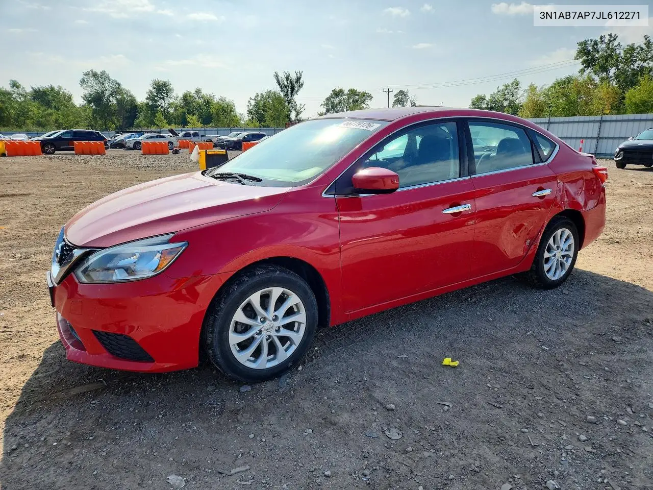 NISSAN SENTRA 2018, VIN 3N1AB7AP7JL612271