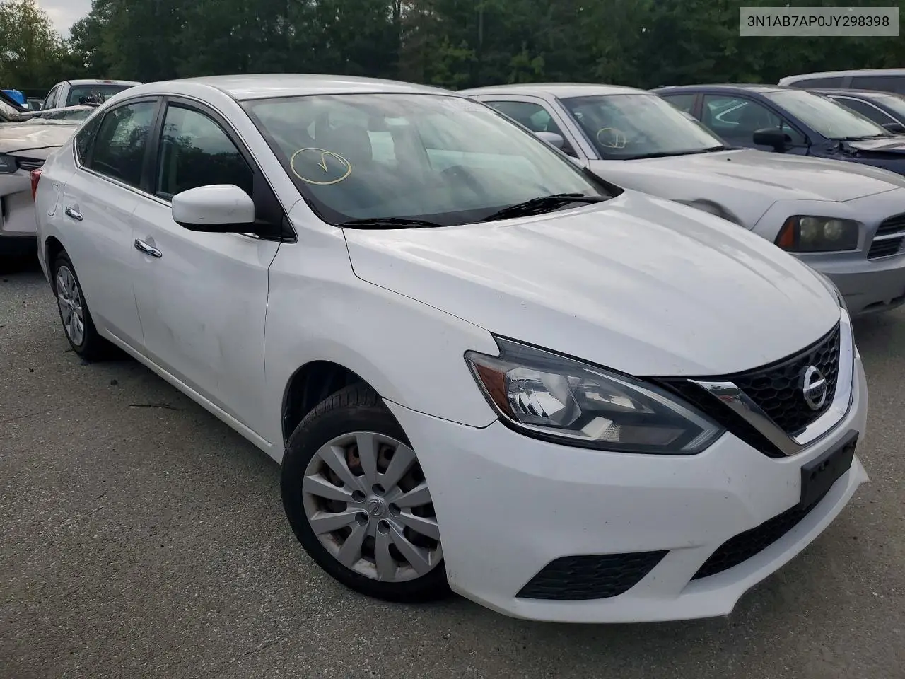 2018 NISSAN SENTRA VIN 3N1AB7AP0JY298398 — фото 4